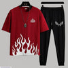 2 Pcs Men's Micro Plain Track Suit