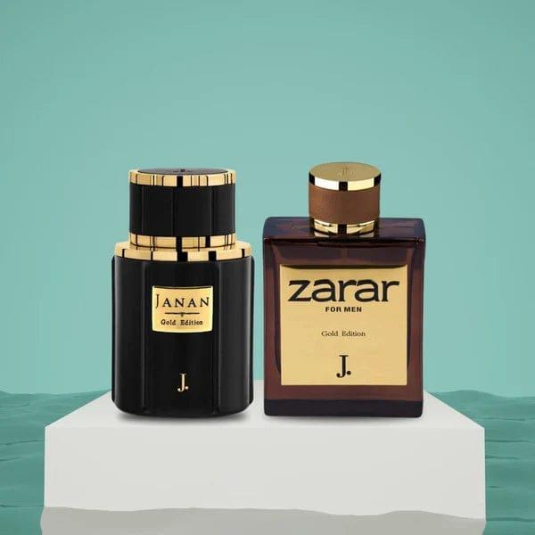 Janan & Zarar |Long Lasting Perfume -2 Pcs Fruity Fragrance With FFloral & Leather Notes