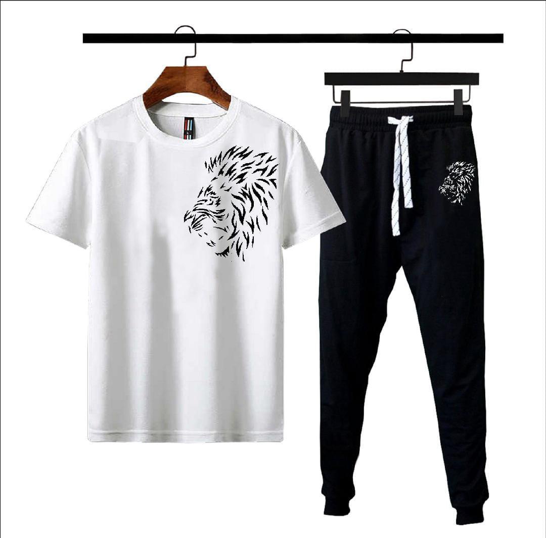 Men's  Polyseter Printed Track Suit -2Pcs