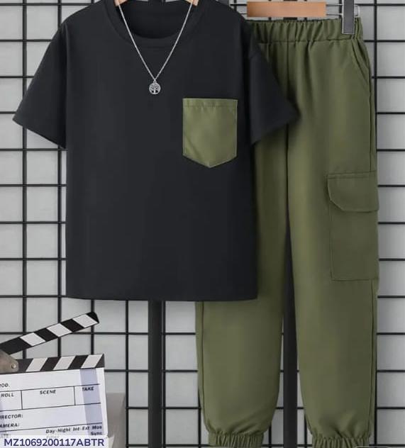 Men's Dri Fit Track Suit -1 Pcs Green Set