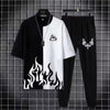 2 Pcs Men' Polyester Printed Track Suit