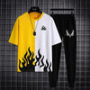 2 Pcs Men' Polyester Printed Track Suit